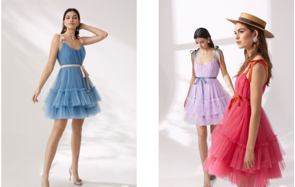 Abiti da party: esplosione di tulle e colori